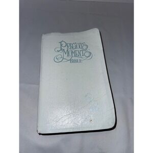 Precious Moments Bible NKJV 1988 Thomas Nelson White Flexcover Vintage Book